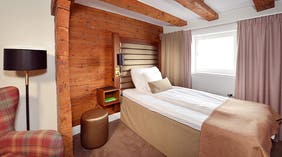 Cosy and bright standard single room at Packhuset Hotel in Kalmar