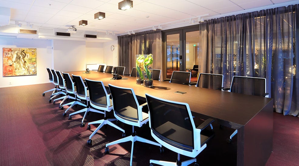 Stylish conference room at Comfort Hotel Union Brygge in Drammen