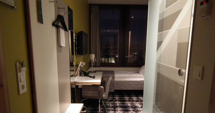 Moderate single hotel room at Quality Hotel 33 in Oslo