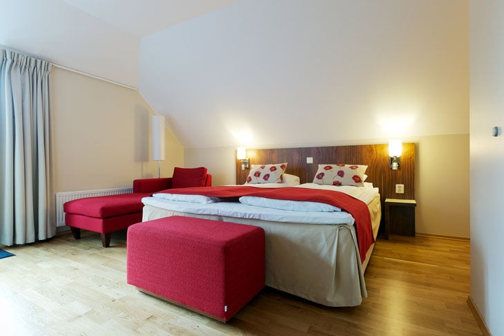Well-furnished and comfortable superior hotel room at Quality Grand Hotel in Kristiansund