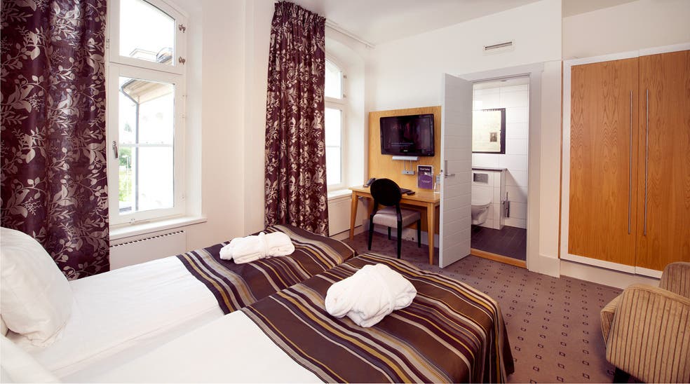 Comfortable superior room at Bilan Hotel in Karlstad