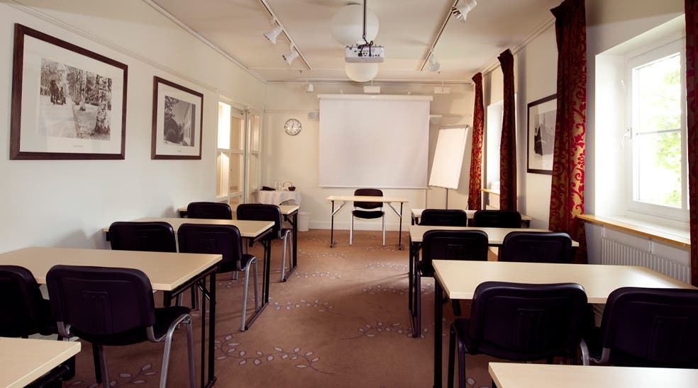 Bright and well-equipped conference room at Uman Hotel in Umea