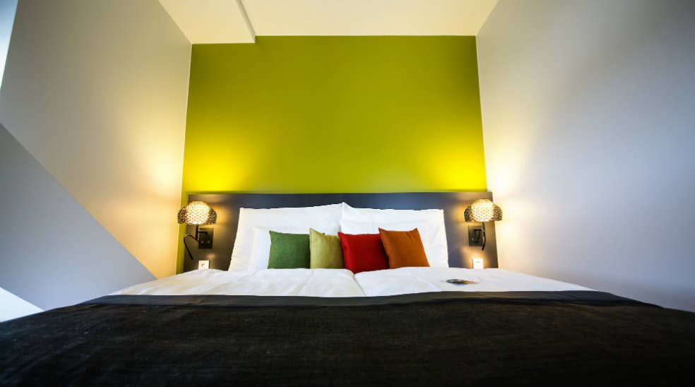 Modern and comfortable superior double room at Energy Hotel in Stavanger
