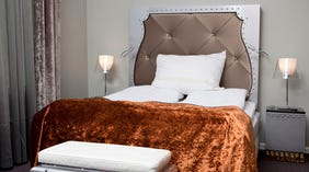 Fashionable and well-furnished superior double hotel room at Ernst Hotel in Kristiansand