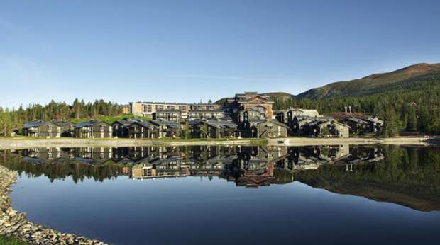 The amazing location of the Norrefjell Ski & Spa Hotel in Norrefjell