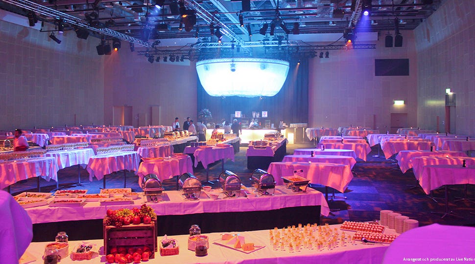 Event catering for an extensive number of people at Quality Hotel Friends in Solna